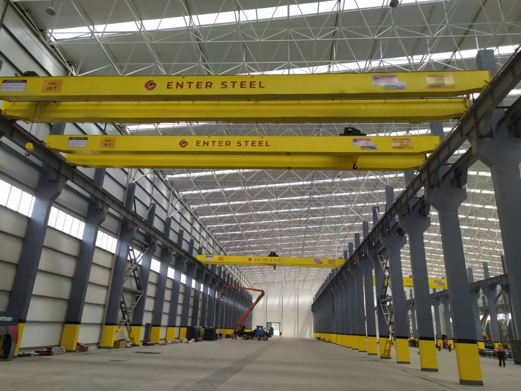 15 Ton Overhead Cranes For Steel Slabs Handling